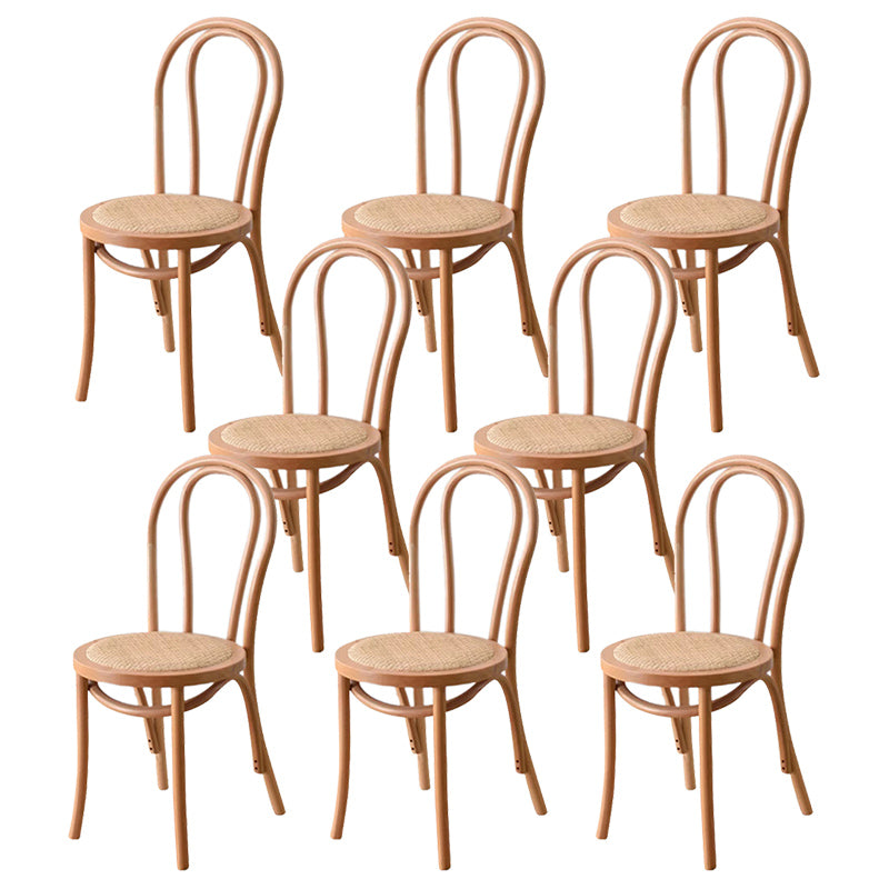 Contemporary Kitchen Dining Chairs Solid Wood Armless Chairs