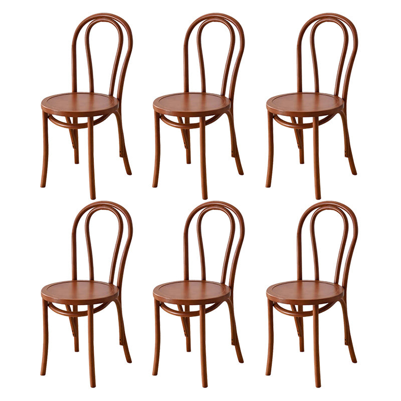 Contemporary Kitchen Dining Chairs Solid Wood Armless Chairs