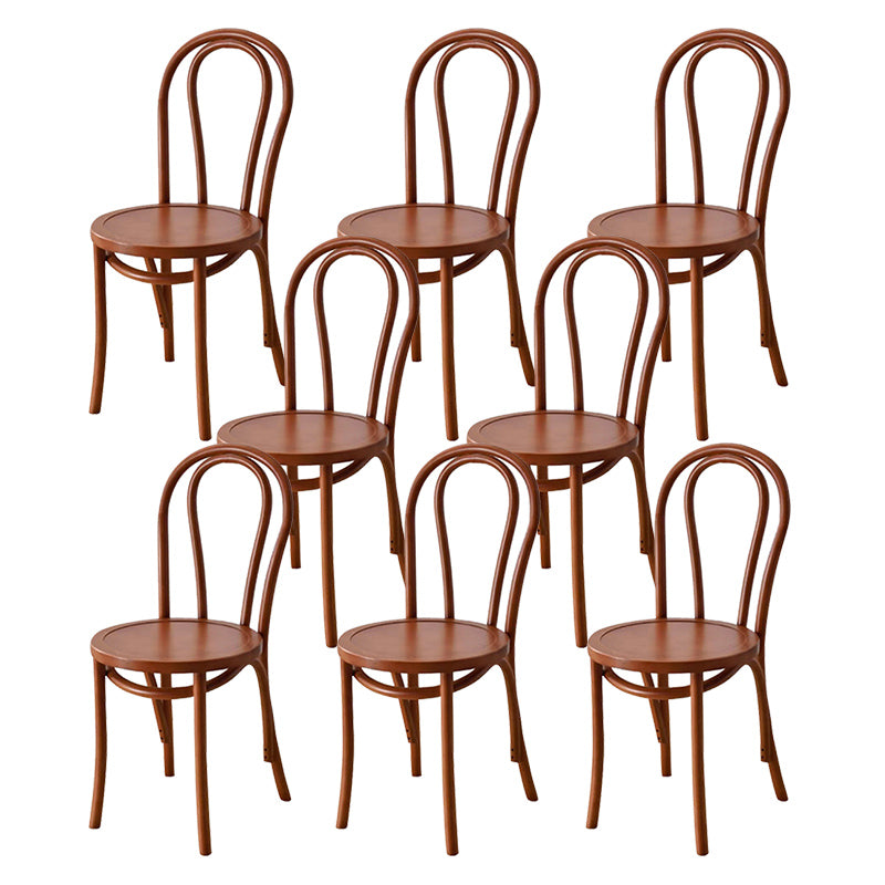 Contemporary Kitchen Dining Chairs Solid Wood Armless Chairs