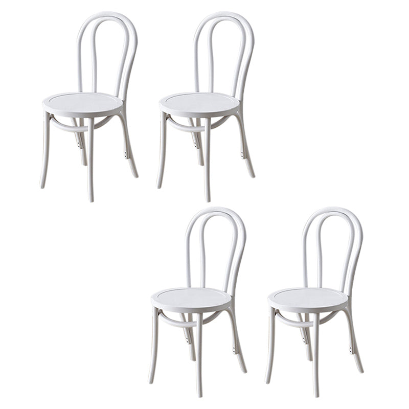 Contemporary Kitchen Dining Chairs Solid Wood Armless Chairs