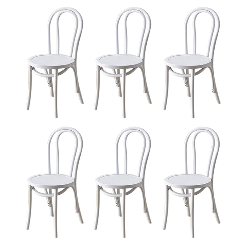 Contemporary Kitchen Dining Chairs Solid Wood Armless Chairs