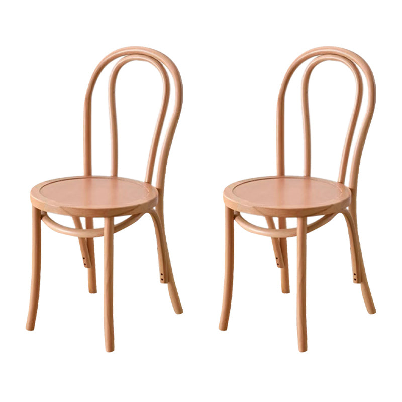 Contemporary Kitchen Dining Chairs Solid Wood Armless Chairs