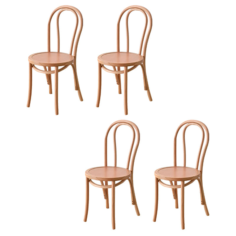 Contemporary Kitchen Dining Chairs Solid Wood Armless Chairs