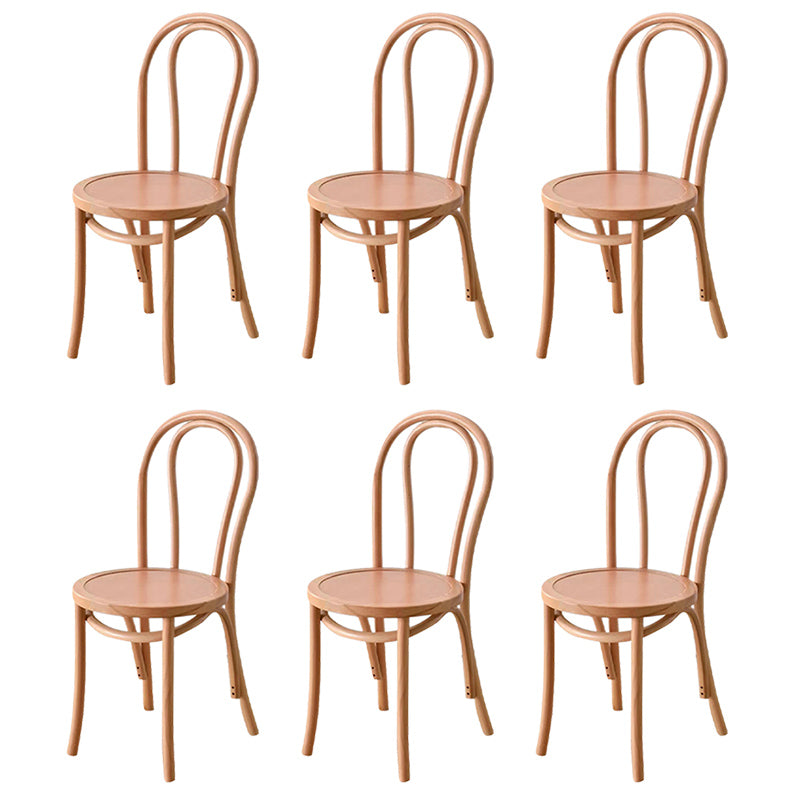 Contemporary Kitchen Dining Chairs Solid Wood Armless Chairs