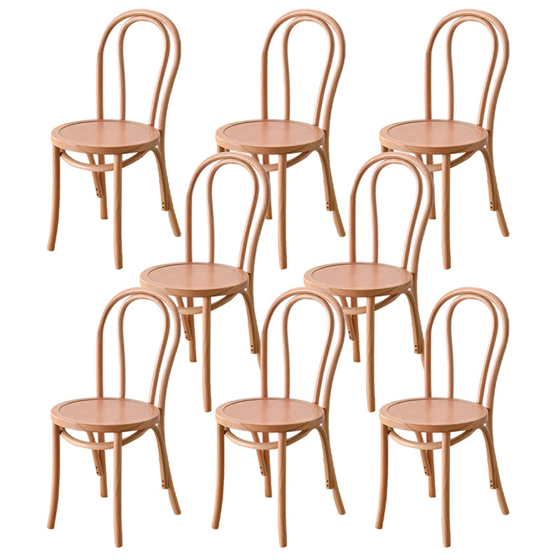 Contemporary Kitchen Dining Chairs Solid Wood Armless Chairs