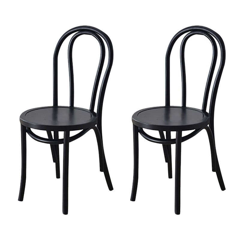 Contemporary Kitchen Dining Chairs Solid Wood Armless Chairs