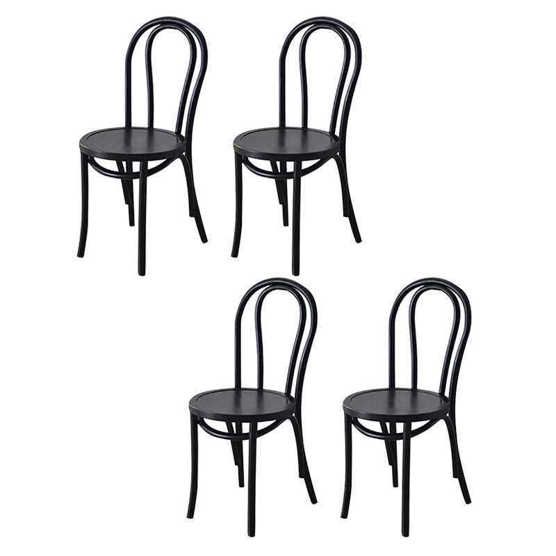 Contemporary Kitchen Dining Chairs Solid Wood Armless Chairs