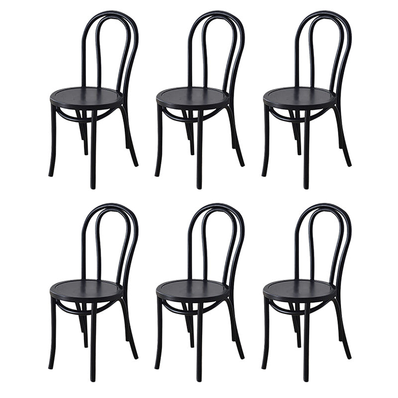 Contemporary Kitchen Dining Chairs Solid Wood Armless Chairs