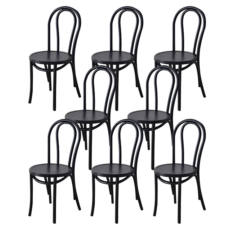 Contemporary Kitchen Dining Chairs Solid Wood Armless Chairs