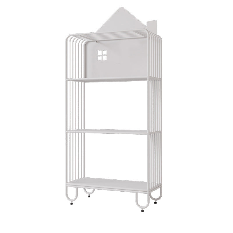 Open Back Standard Bookshelf Metal Shelves Included Bookcase