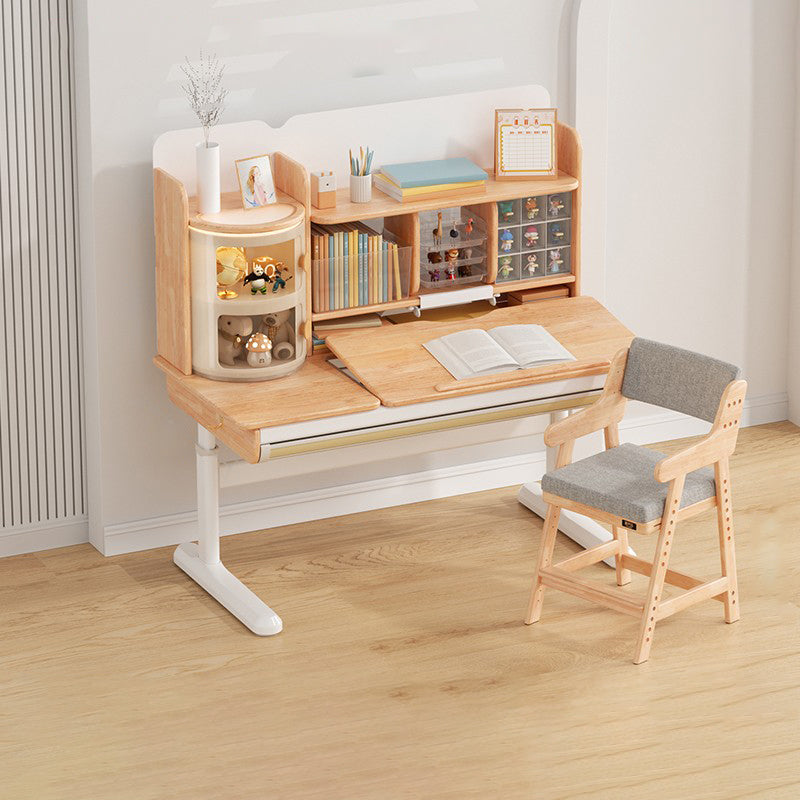 Home Drawing Desk Ergonomic Writing Desk with with Storage Drawer