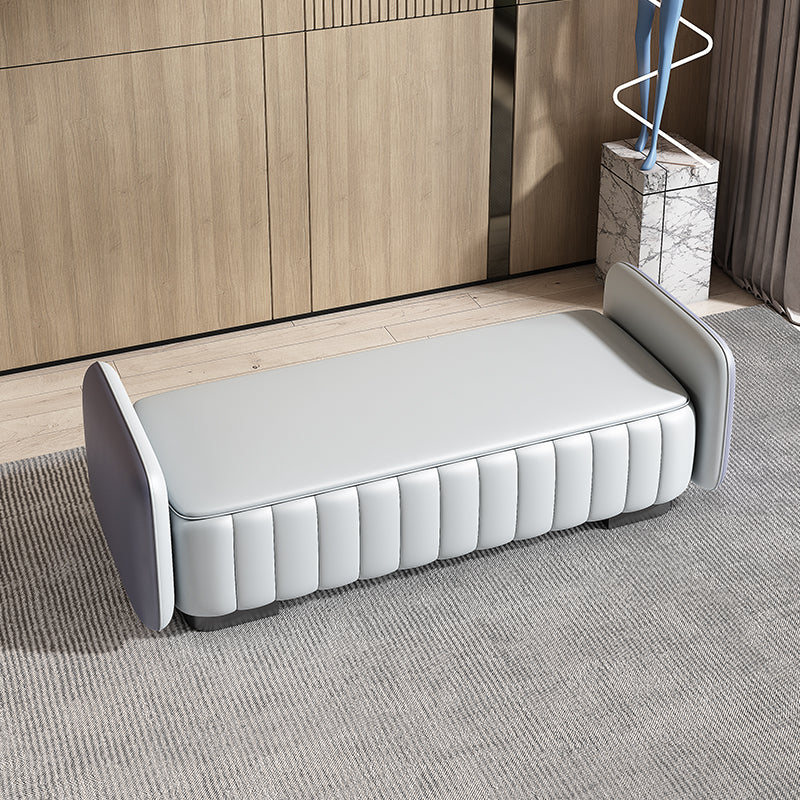 Bedroom Bench Modern Seating Bench with Upholstered , 19.5-inch Width