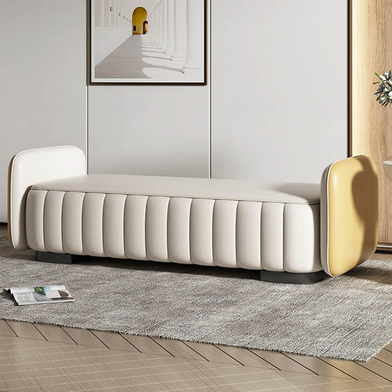 Bedroom Bench Modern Seating Bench with Upholstered , 19.5-inch Width