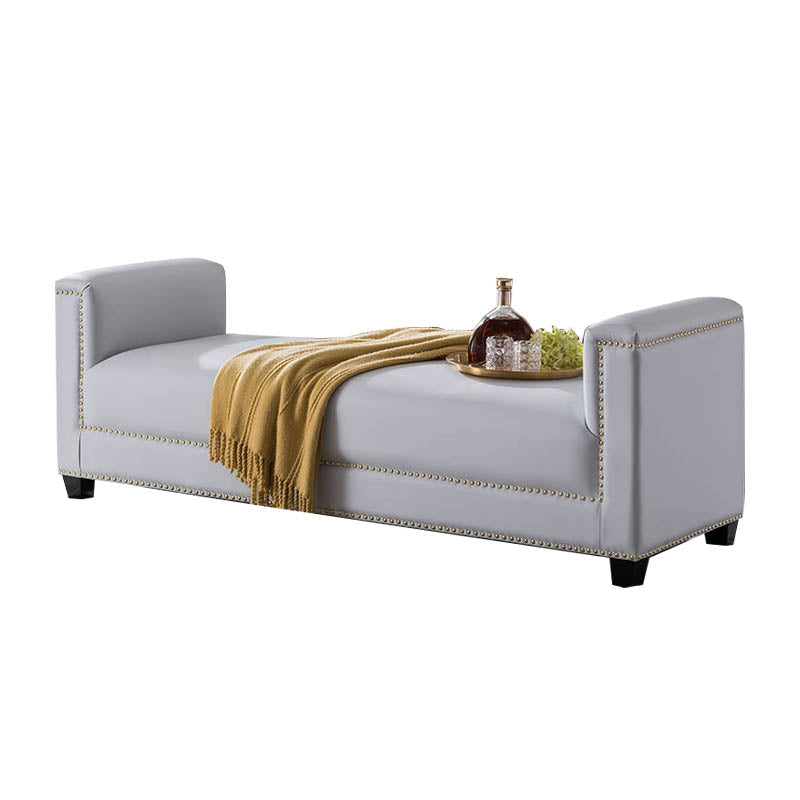 Bedroom Bench Modern Seating Bench with Arms , 19.5-inch Width