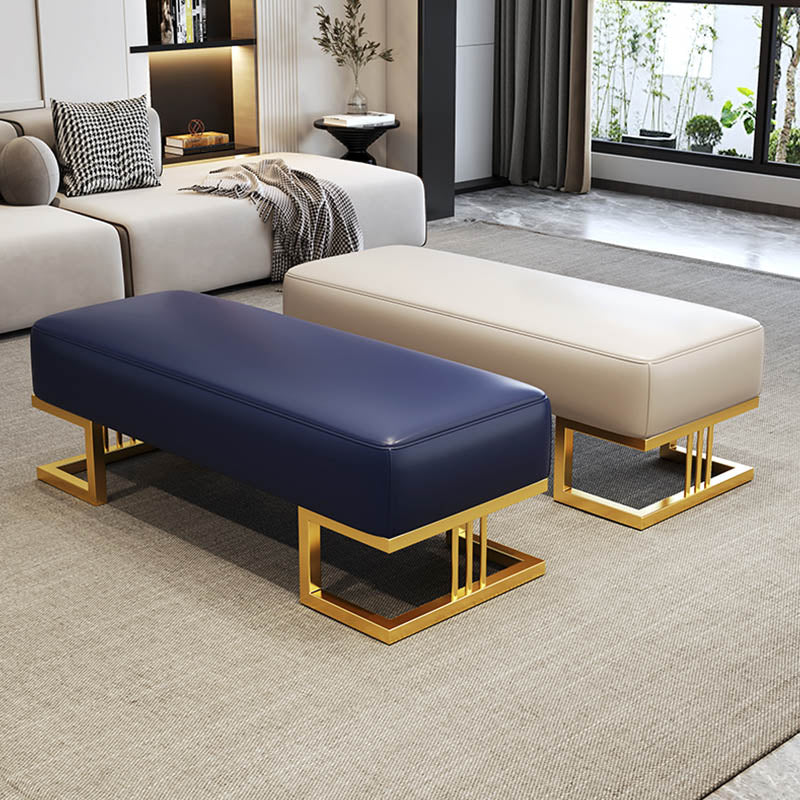 Rectangle Bedroom Bench Modern Seating Bench with Upholstered