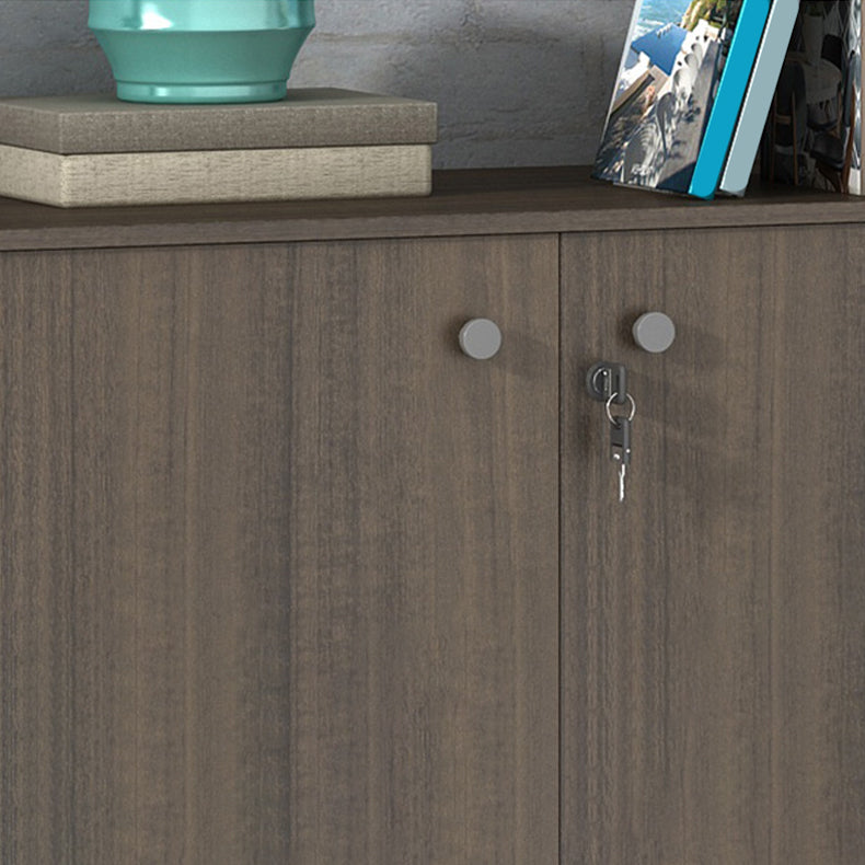 Modern Filing Cabinet Wood Vertical Filing Cabinet with Locking Storage