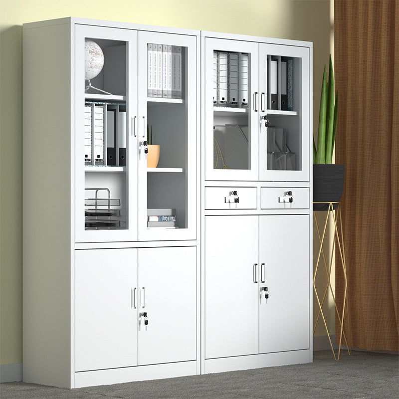 Leisure Vertical Cabinet Solid Color Locking Metal File Cabinet