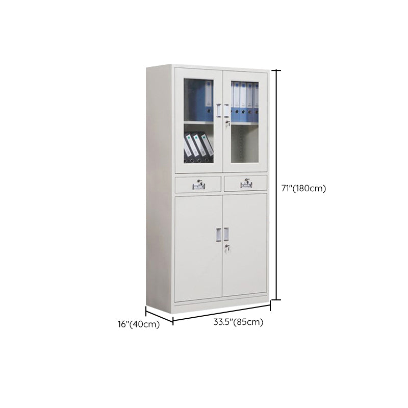 Leisure Vertical Cabinet Solid Color Locking Metal File Cabinet