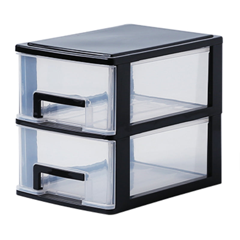 Vertical Filing Cabinet Transparent Drawers Modern Plastic File Cabinet