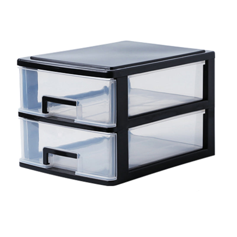 Vertical Filing Cabinet Transparent Drawers Modern Plastic File Cabinet