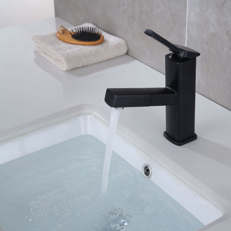 Glam Style Faucet Single Handle Centerset Faucet with Swivel Spout