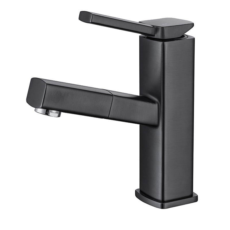 Glam Style Faucet Single Handle Centerset Faucet with Swivel Spout