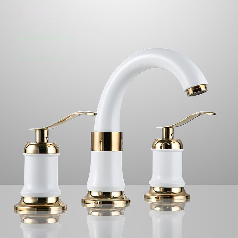 Modern Vessel Faucet Metal Lever Handles Low Arc Vessel Faucet for Home
