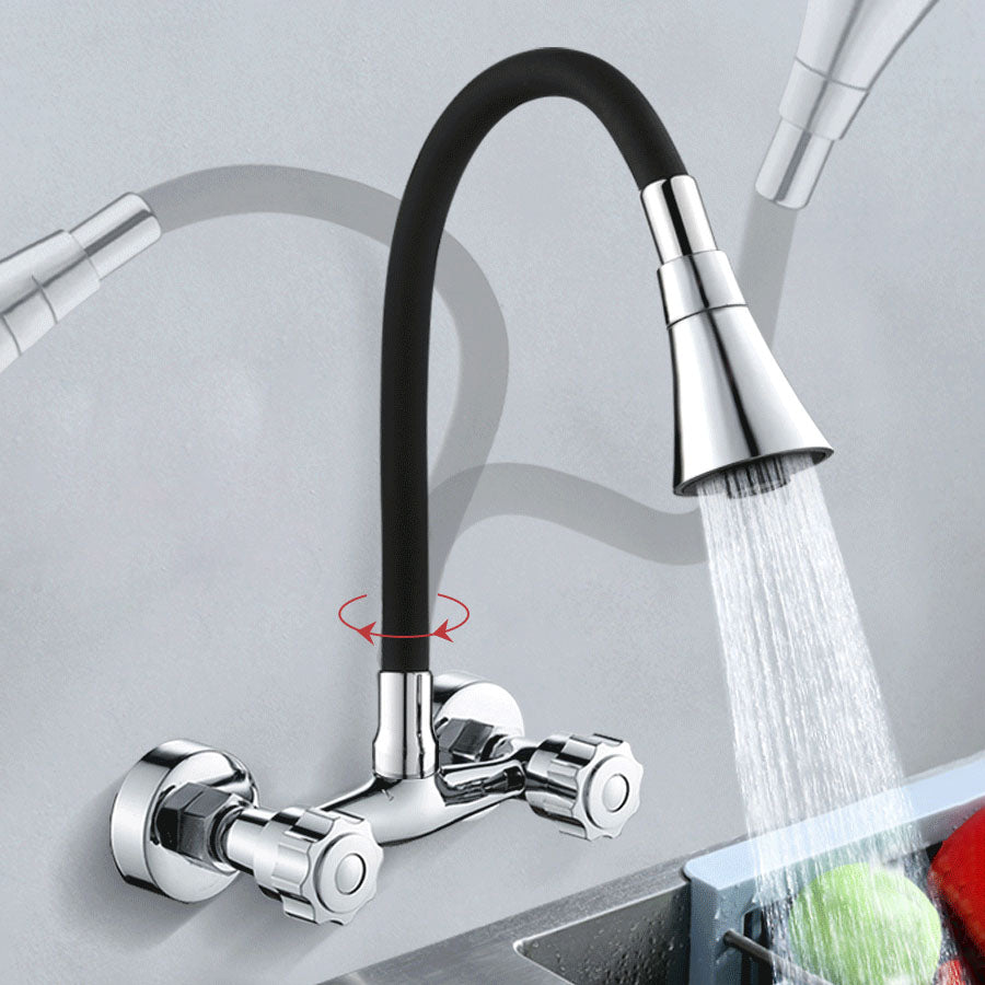 Contemporary Two Handles Kitchen Faucet Pull Down Bar Faucet