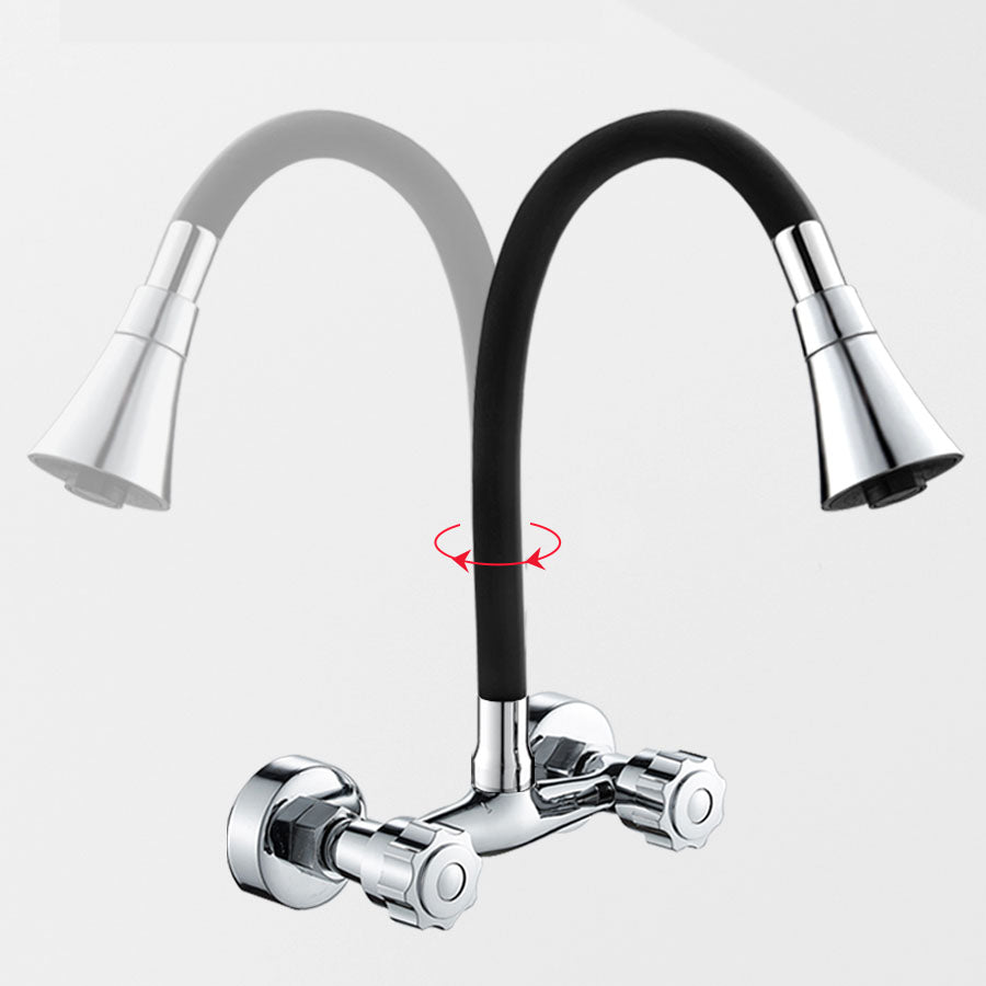 Contemporary Two Handles Kitchen Faucet Pull Down Bar Faucet