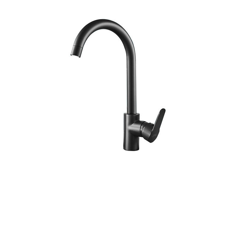 Contemporary Kitchen Bar Faucet Full Copper Swivel Spout No Sensor