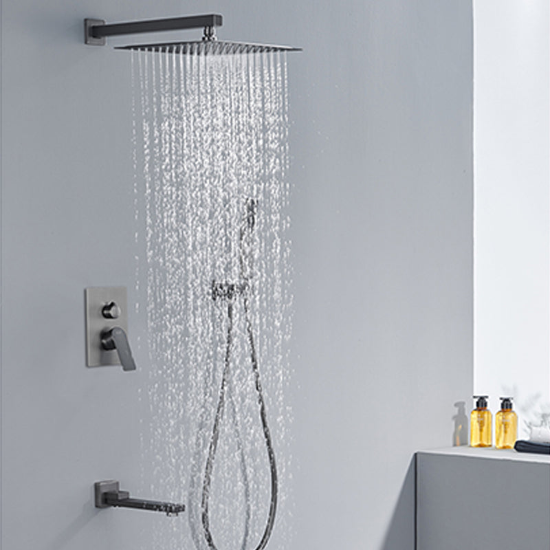 Modern Shower System Brass Temperature Control Ceiling Mounted Shower Faucet