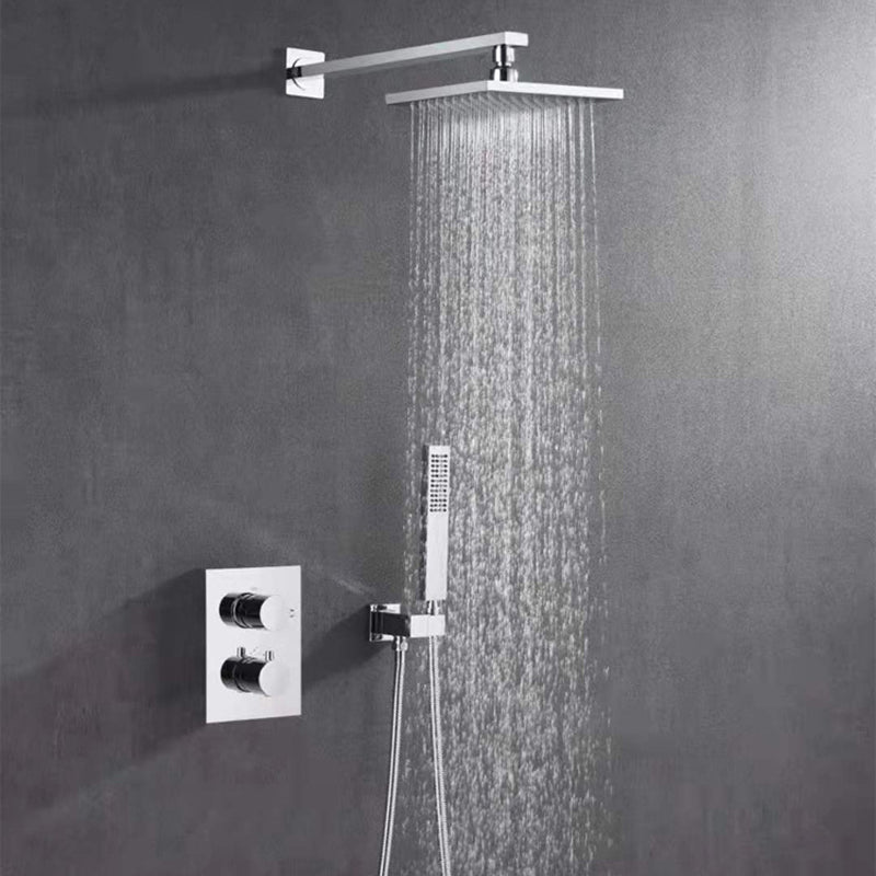 All-copper Shower Set into The Wall Pressurized Shower with Constant Temperature Concealed