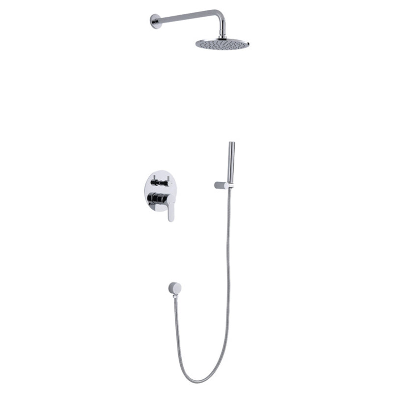 In-wall Shower Full Set Embedded Shower Top Nozzle Concealed Booster Shower Set