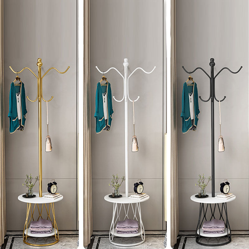 Luxurious Coat Rack Storage Free Standing Metal Coat Rack for Living Room