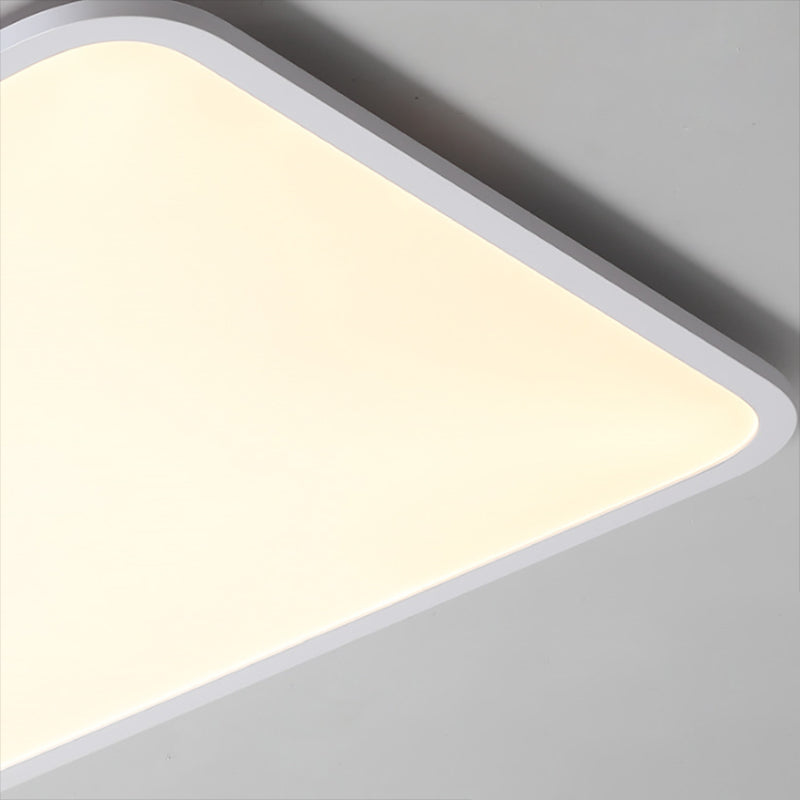 Contemporary Ceiling Light Geometric LED Flush Mount Light Fixture with Acrylic Shade