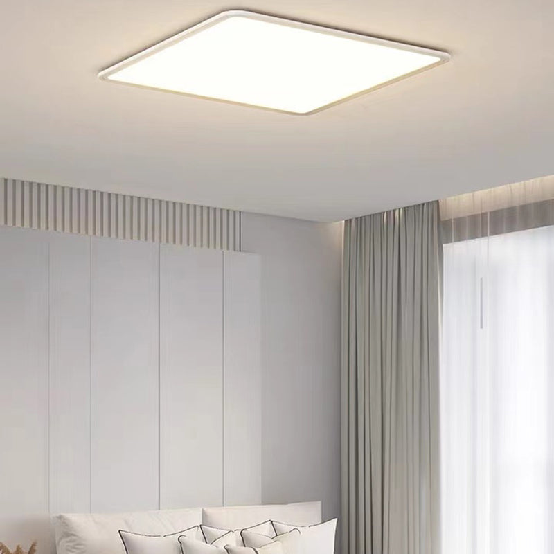 Contemporary Ceiling Light Geometric LED Flush Mount Light Fixture with Acrylic Shade