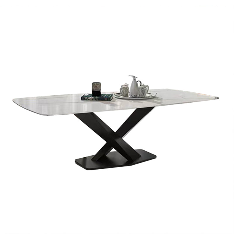 White Stone Top Dinette Table Set for Home 1/4/5/6 Pieces Modern Dinette Set