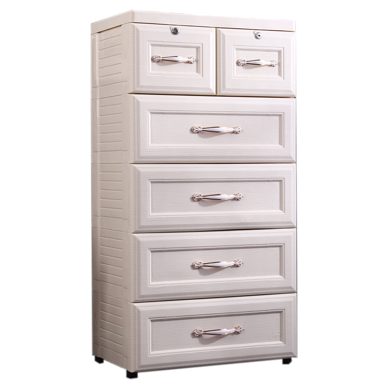 Scandinavian Nursery Dresser Plastic Dressers with 5/6 Drawers