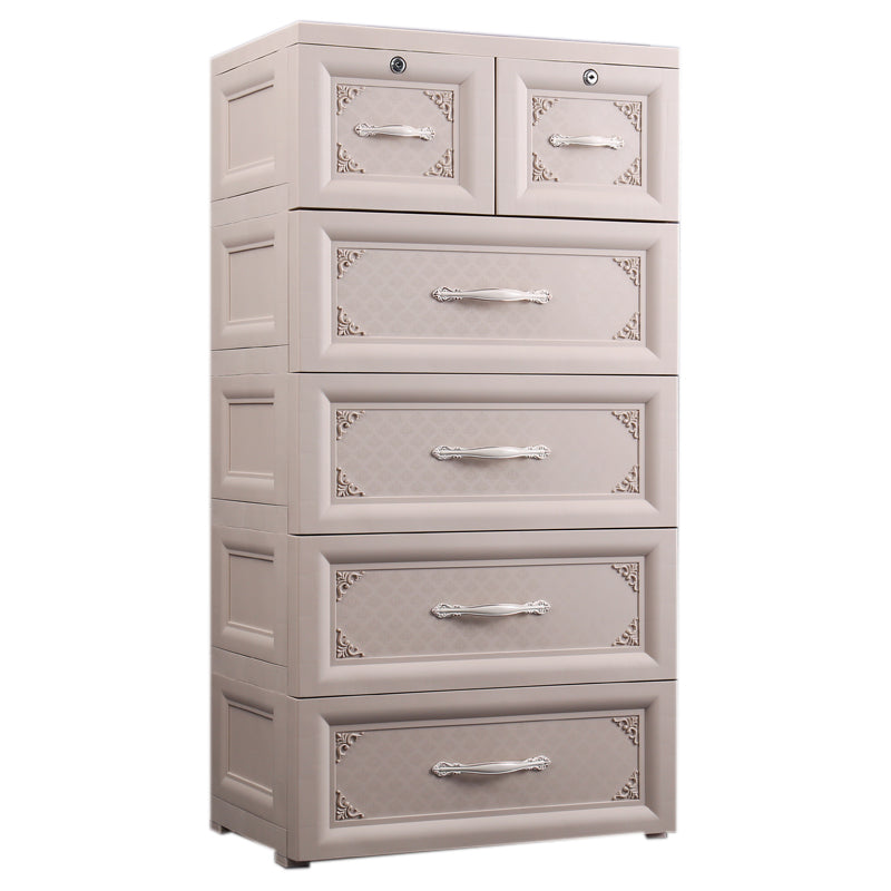 Scandinavian Nursery Dresser Plastic Dressers with 5/6 Drawers