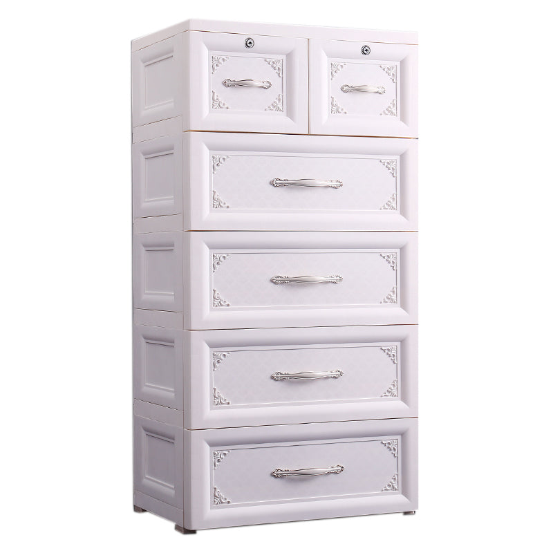 Scandinavian Nursery Dresser Plastic Dressers with 5/6 Drawers