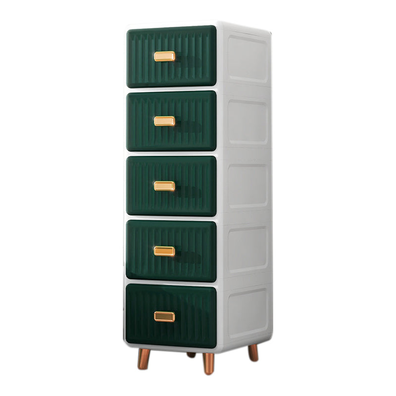 15.6 Inch W Scandinavian Nursery Dresser Plastic Dressers with 5/6 Drawers