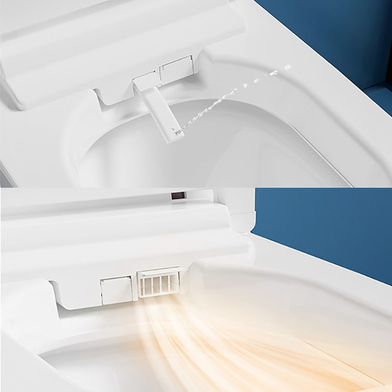 Elongated Floor Mount Bidet/Wall Hung Toilet with Heated Seat