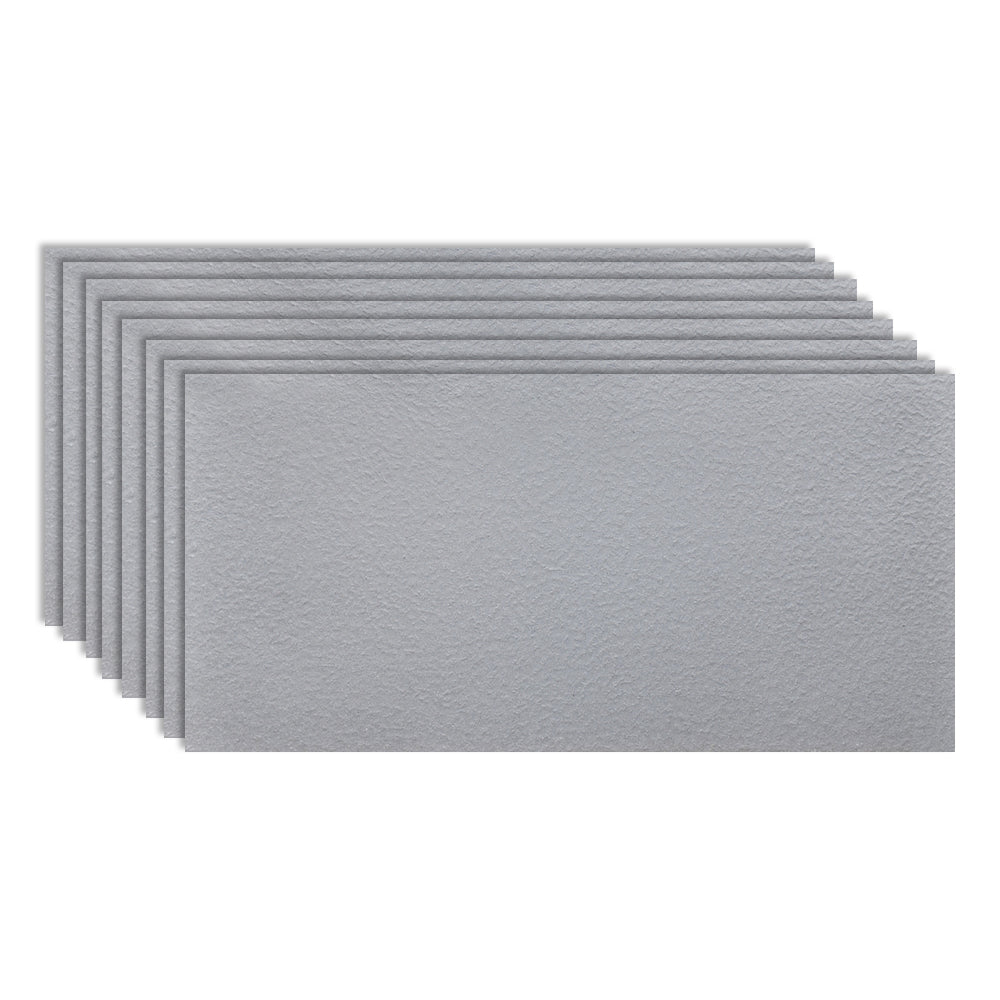 Gray Tone Singular Tile Stone Appearance Straight Edge Rectangular Wall Tile