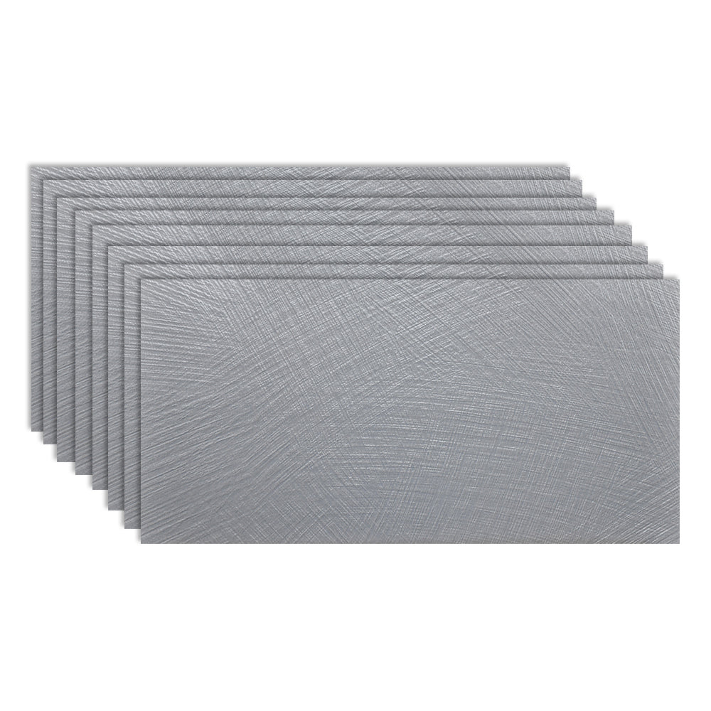 Gray Tone Singular Tile Stone Appearance Straight Edge Rectangular Wall Tile