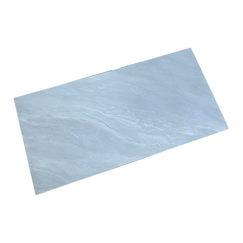 Marble Appearance Singular Tile Mirrored Rectangular Wall Tile