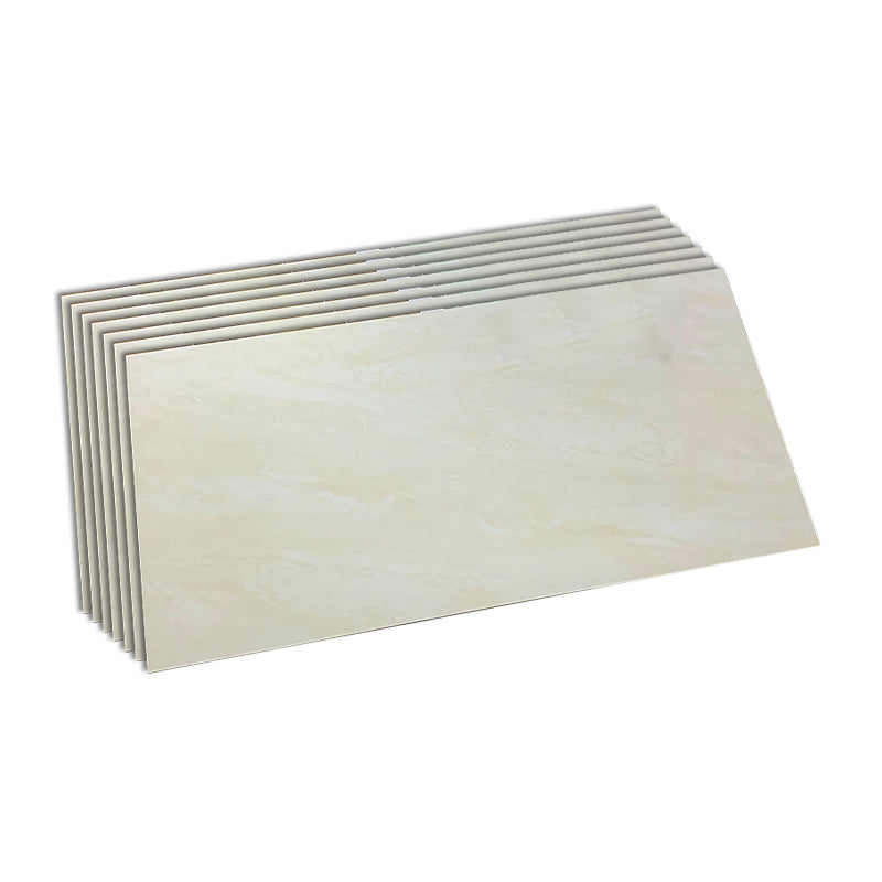 Marble Appearance Singular Tile Mirrored Rectangular Wall Tile