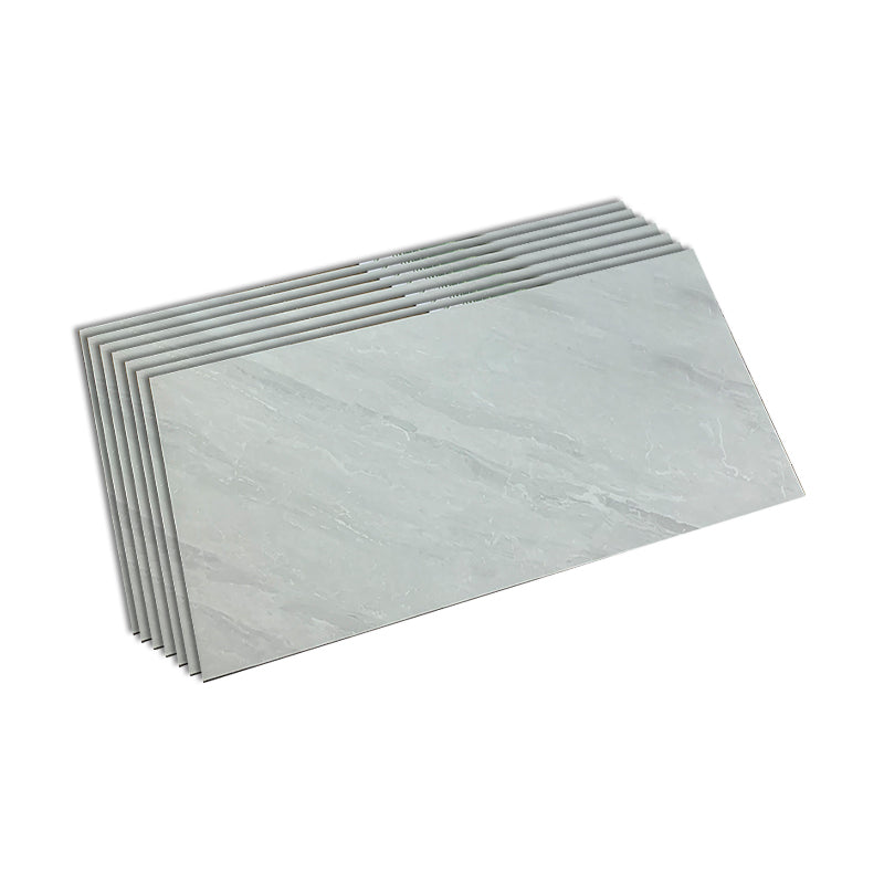 Marble Appearance Singular Tile Mirrored Rectangular Wall Tile