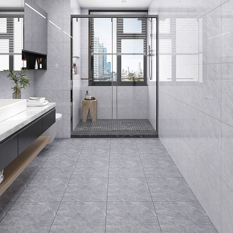 Marble Appearance Singular Tile Straight Edge Rectangular Floor Tile