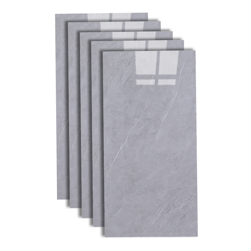 Marble Appearance Singular Tile Straight Edge Rectangular Floor Tile