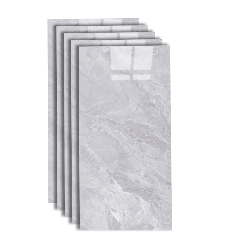 Marble Appearance Singular Tile Straight Edge Rectangular Floor Tile